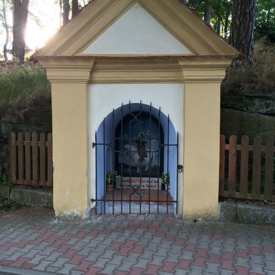 Kaplička ve Starých Splavech na ulici Dalibora z Myšlína