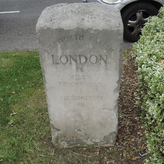 Milestone, Twickenham Road, Isleworth, by No. 435