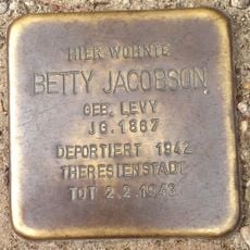 Stolperstein dedicated to Betty Jacobson