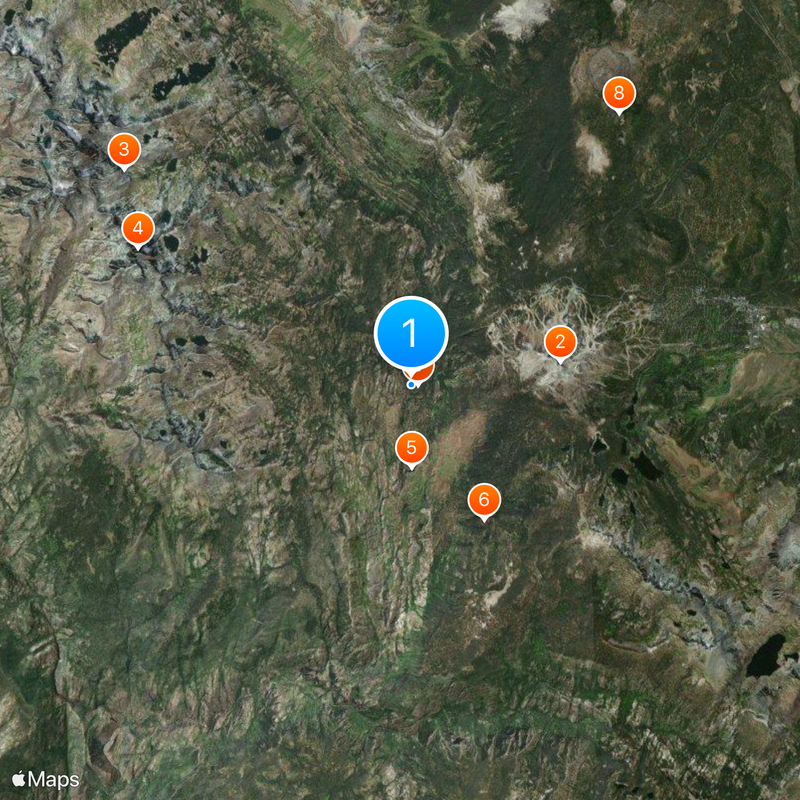 Devils Postpile National Monument Map