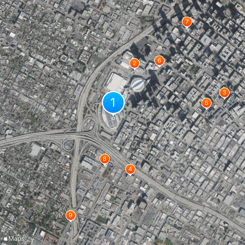 Los Angeles Convention Center Map