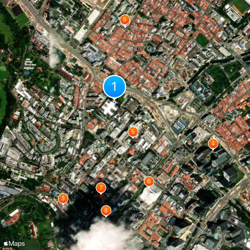 LASALLE College of the Arts Map