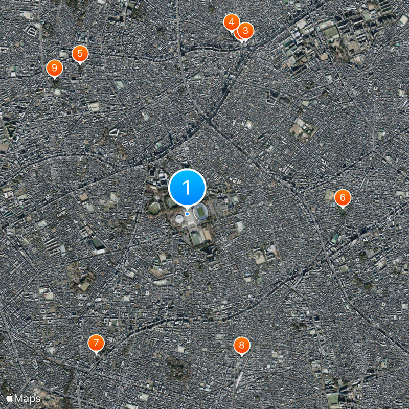 Komazawa Olympic Park Map