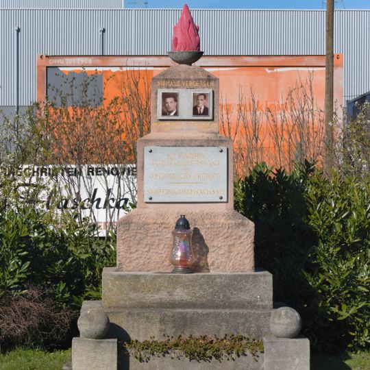 Franz Heindl and Viktor Mrnustik memorial