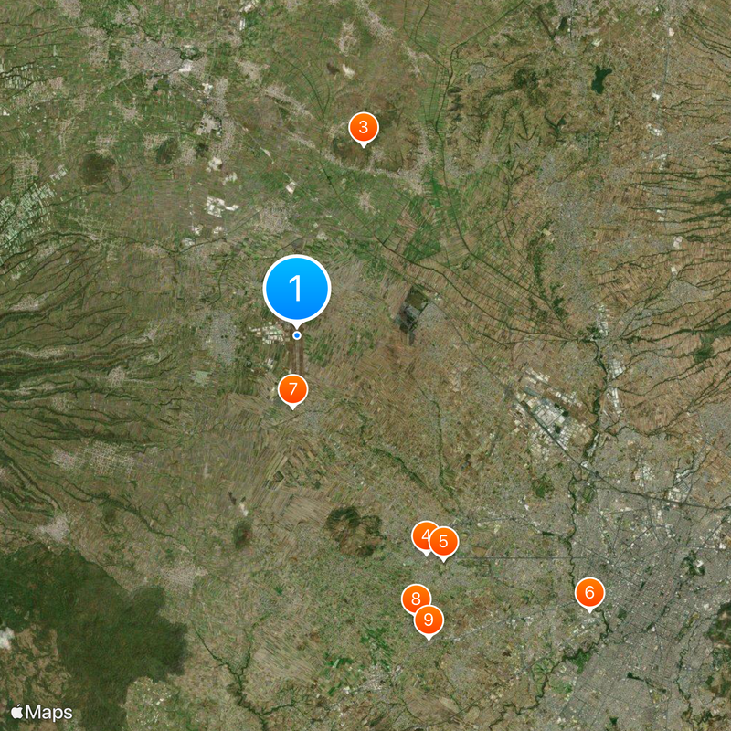 Hermanos Serdán International Airport Map