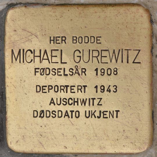 Stolperstein en memoria de Michael Gurewitz