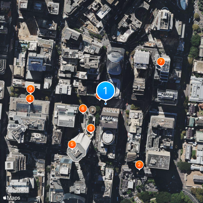 Metro de Sydney Mapa