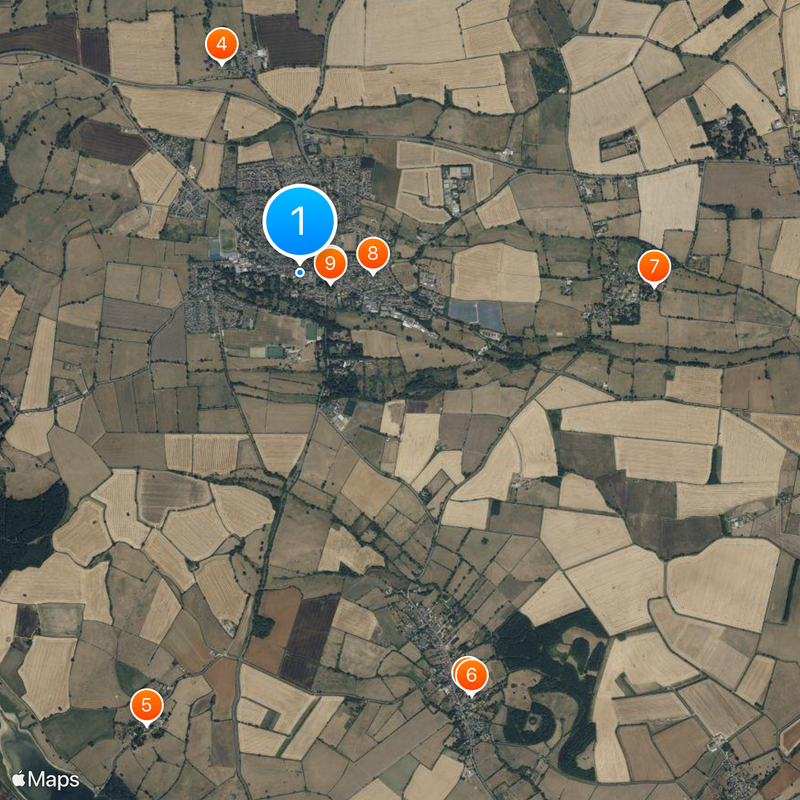 Uppingham School Map