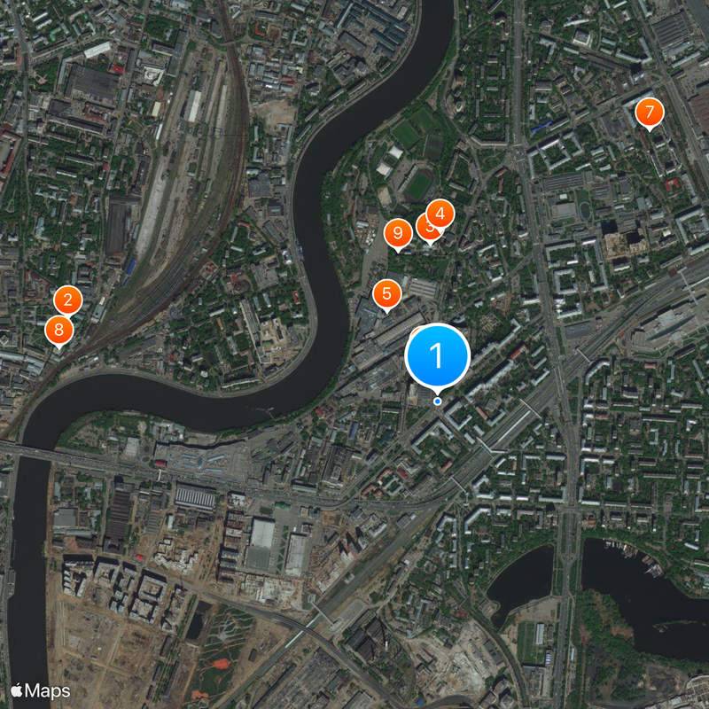 Avtozavodskaya Map
