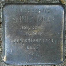 Stolperstein dedicated to Sophie Philip