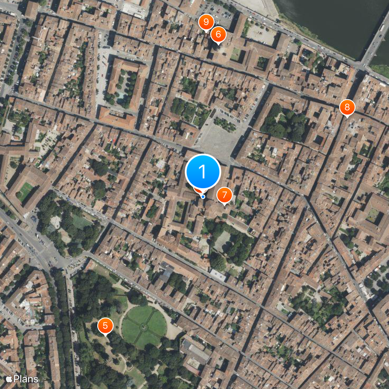 Brancacci Chapel Map