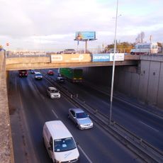 Bridge of Mladoboleslavská - Čakovická over Kbelská street