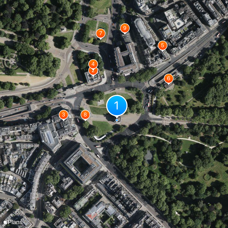 Wellington Arch Karte