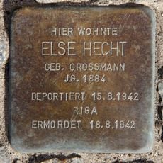 Stolperstein dedicated to Else Hecht
