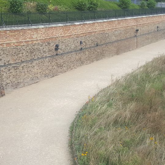 Revetment Wall To West And North Side Of Moat, From Outwork Attached To Middle Tower To Tower Hill Postern