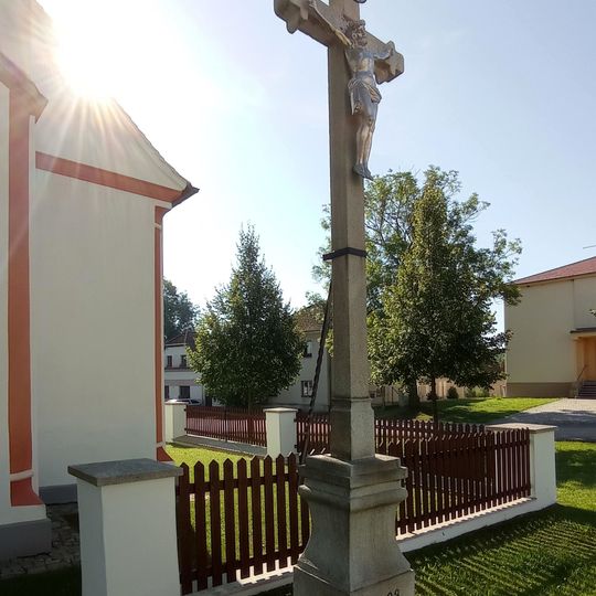 Wayside cross in Jankov