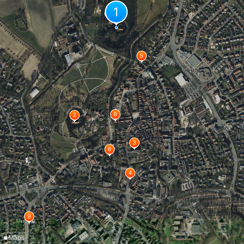 Vischering Castle Map
