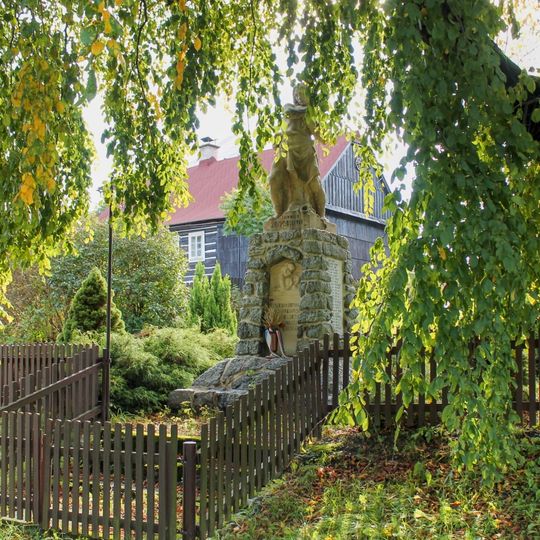 Pomník padlým v Písařově u hasičárny