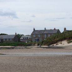 Brock Burn House And Attached Cottage To Left