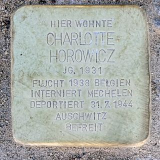 Stolperstein für Charlotte Horowicz