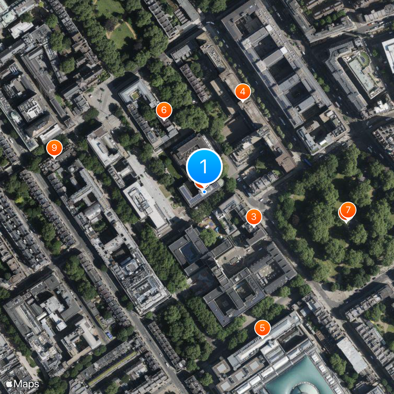 School of Oriental and African Studies, University of London Map