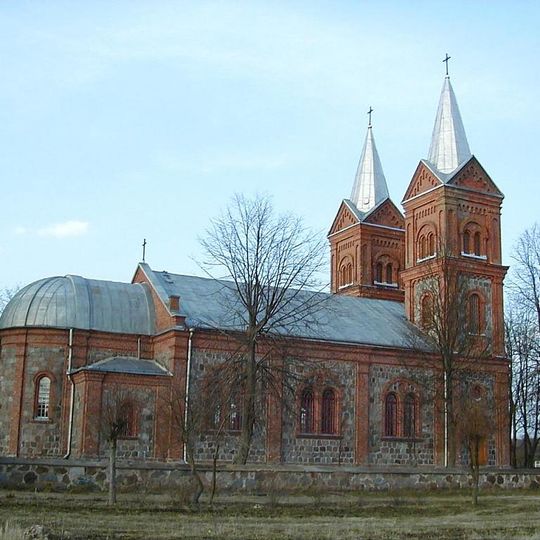 Saint Lawrence church in Stirniene