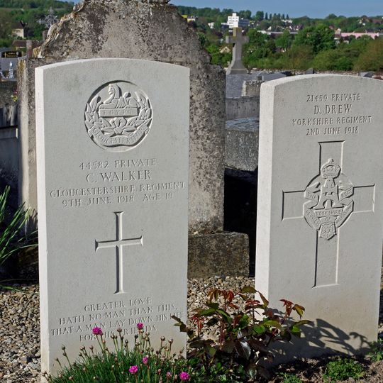 Sezanne Communal Cemetery, Commonwealth Plot