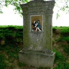 Obrázek na Křížové cestě u Tábora - 6. zastavení