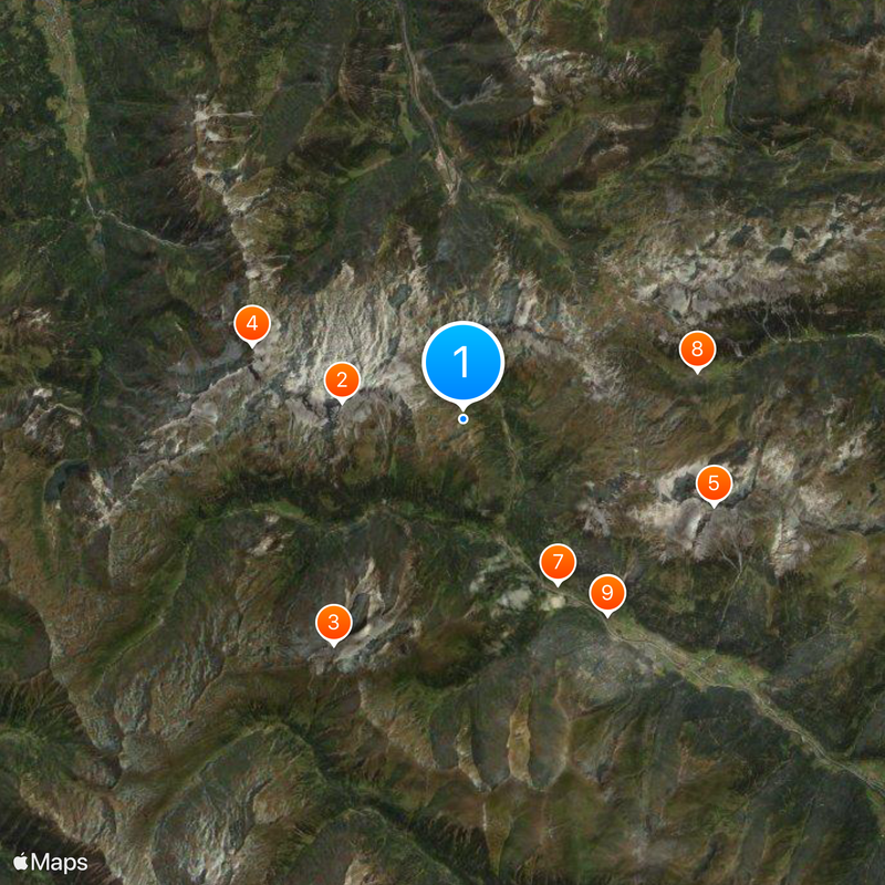 Tauern Road Tunnel Map