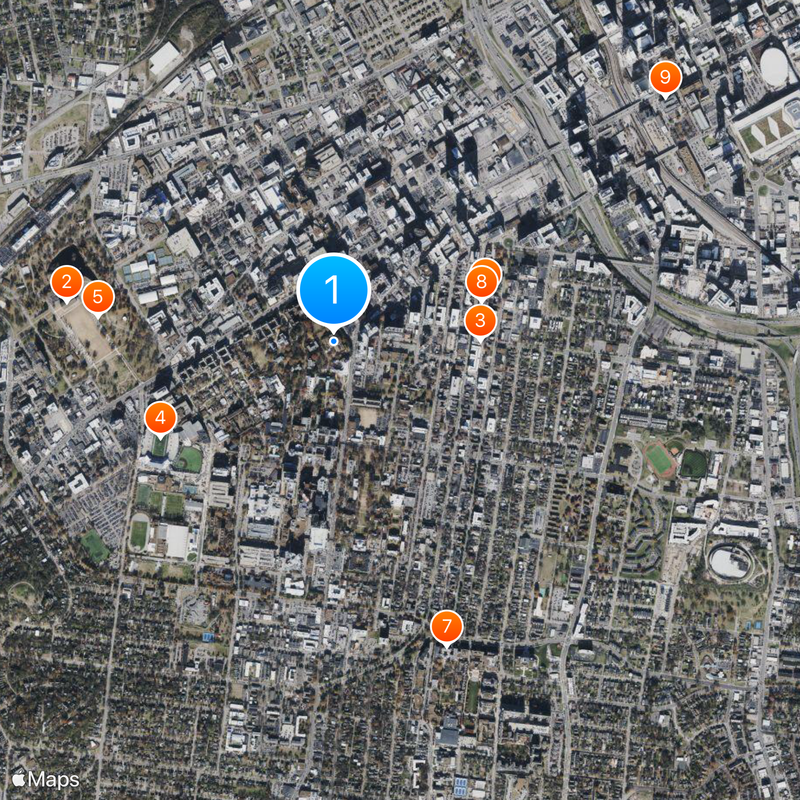 Vanderbilt University Law School Map