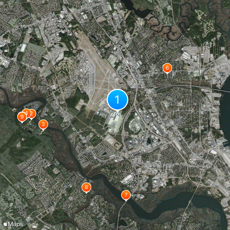 Boeing South Carolina Map