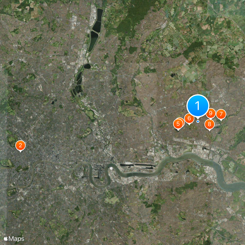 Becontree Map