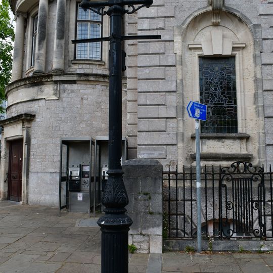 Lamp Post Approximately 10 Metres South West Of Town Hall Porch