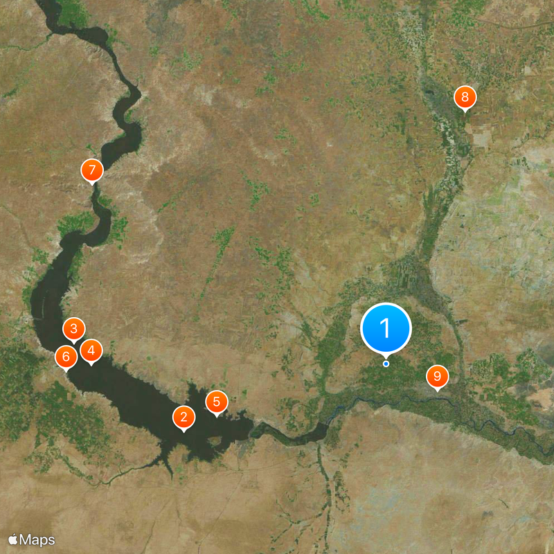 Governatorato di al-Raqqa Mappa
