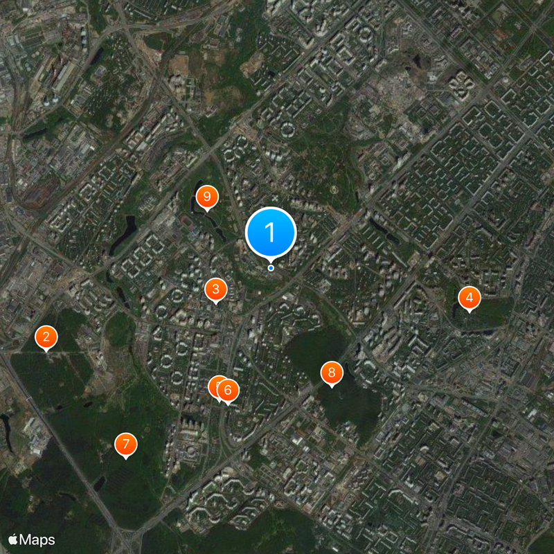 Moscow State Institute of International Relations Map