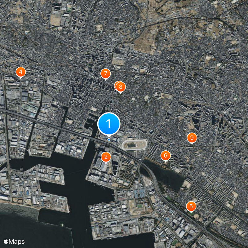 Funabashi Health Center Map
