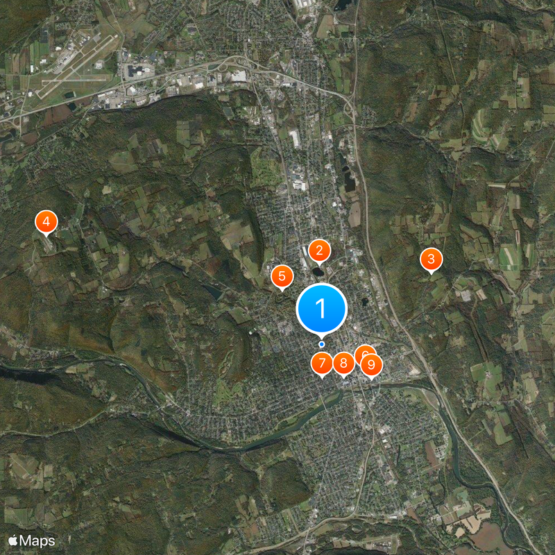 Elmira College Karte