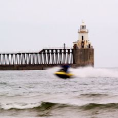 Blyth East Pier light