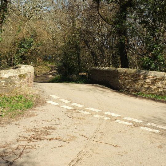 Trebant Bridge 550 Metres To West South West Of Willacombe Farm