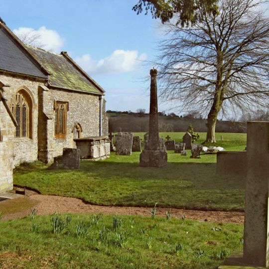 Churchyard cross in All Saints' churchyard