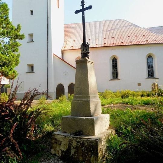 Cross to the south of Church of Saint James the Greater in Štoky