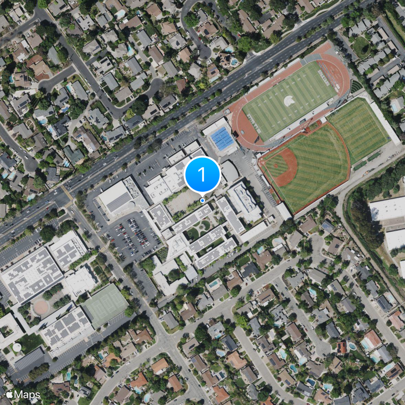 De La Salle High School Map