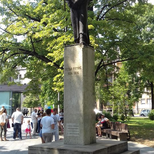 Petar Kočić statue in Banja Luka