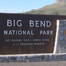 Persimmon Gap Entrance Sign