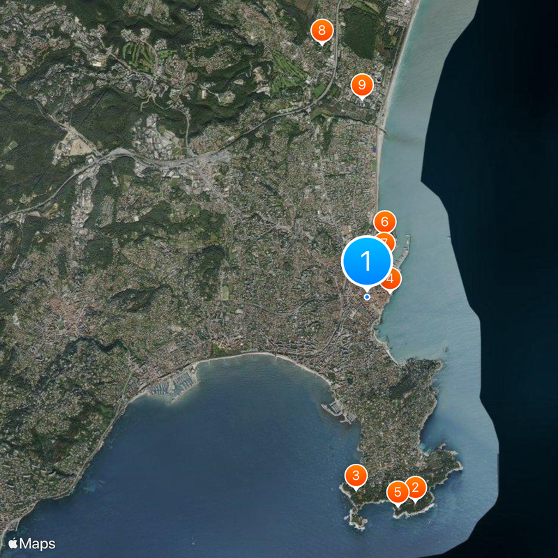 Antibes Map