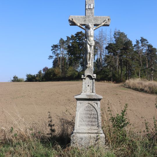 Kříž u silnice 349 východně od Čechtína