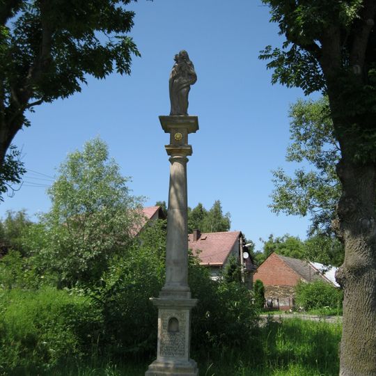 Madonna column in Huzová