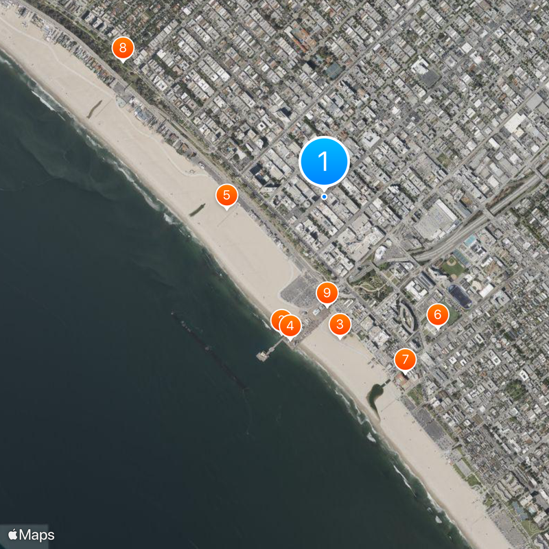 Third Street Promenade Mappa