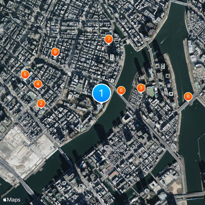 Saint Luke's Tower Map