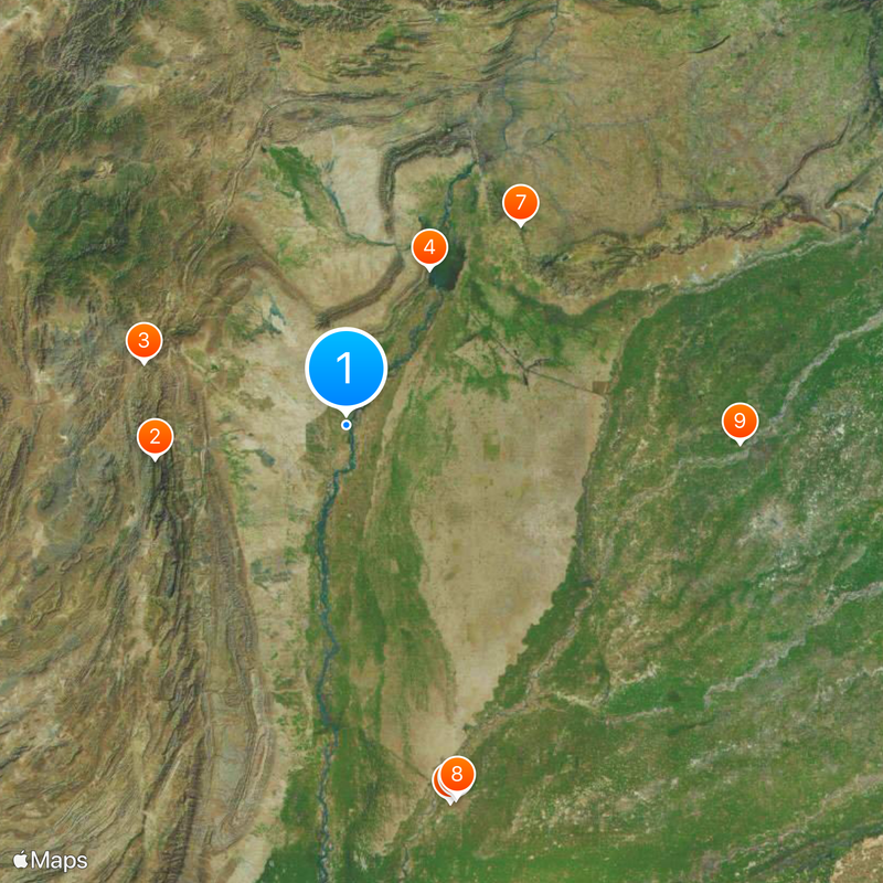 Dera Ismail Khan Map